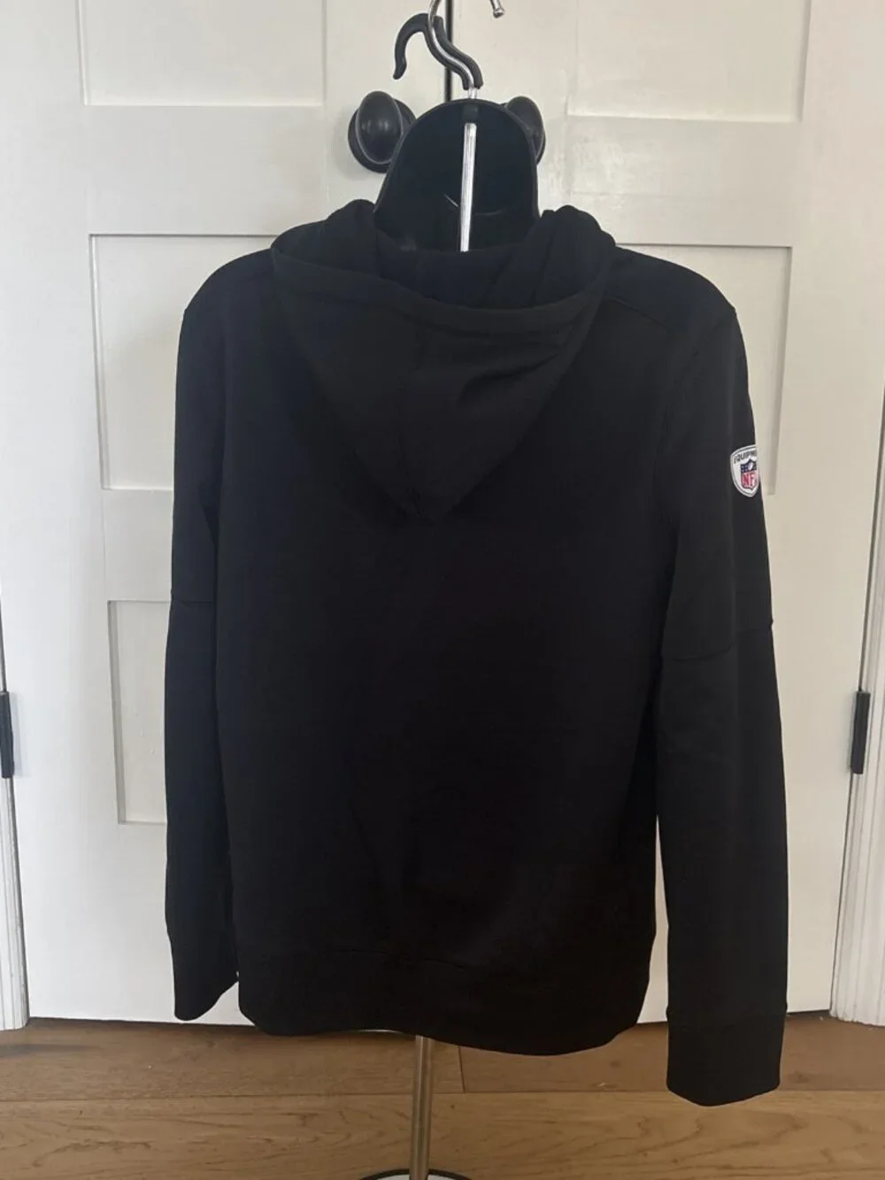 Nike Dri Fit NFL Carolina Panthers Hoodie Sweatshirt Womens’s XS/Youth Large